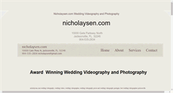 Desktop Screenshot of nicholaysen.com