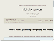 Tablet Screenshot of nicholaysen.com
